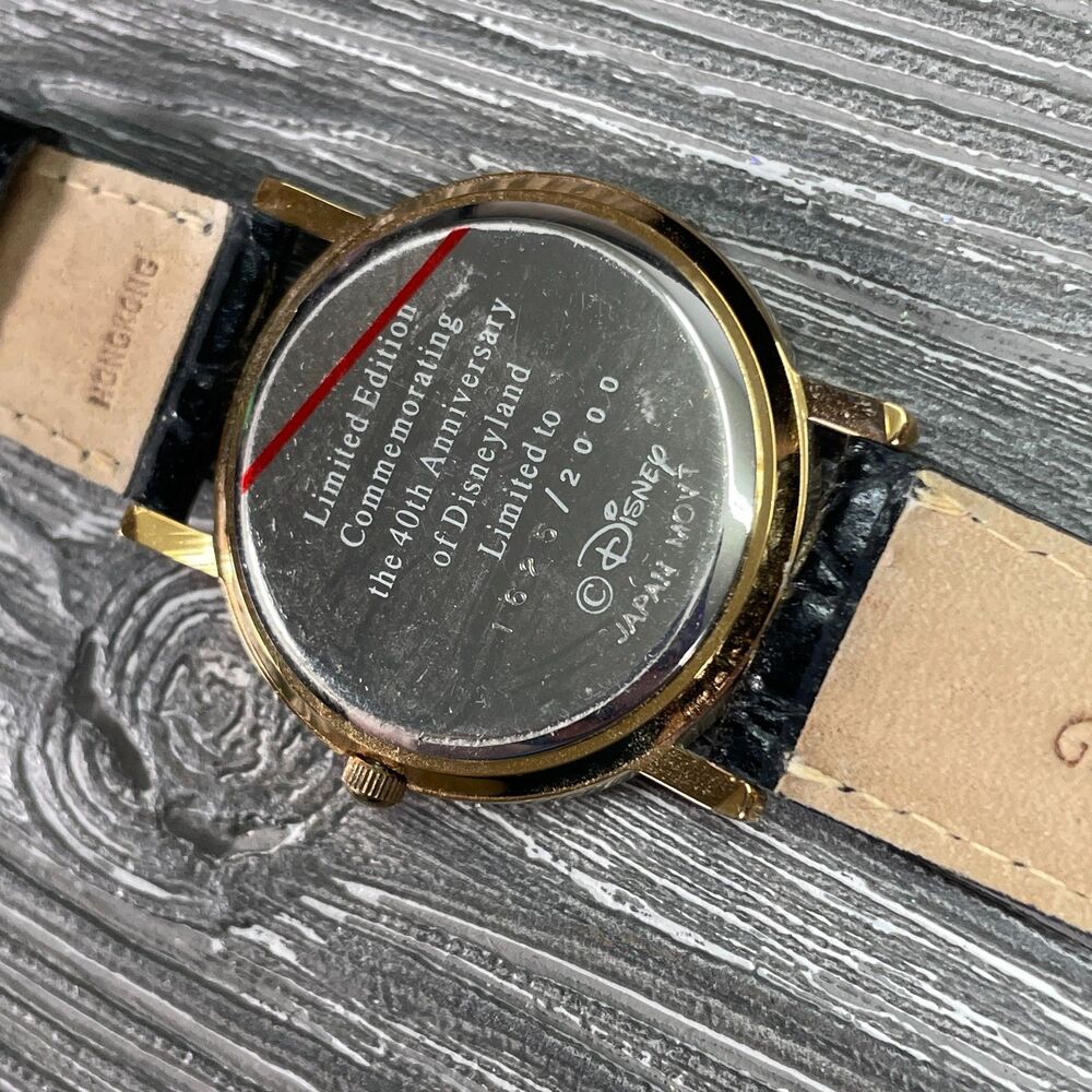 Vintage Disney Watch 40 Years of Adventure Disneyland Castle Limited 1625/2000 - Picture 6 of 12
